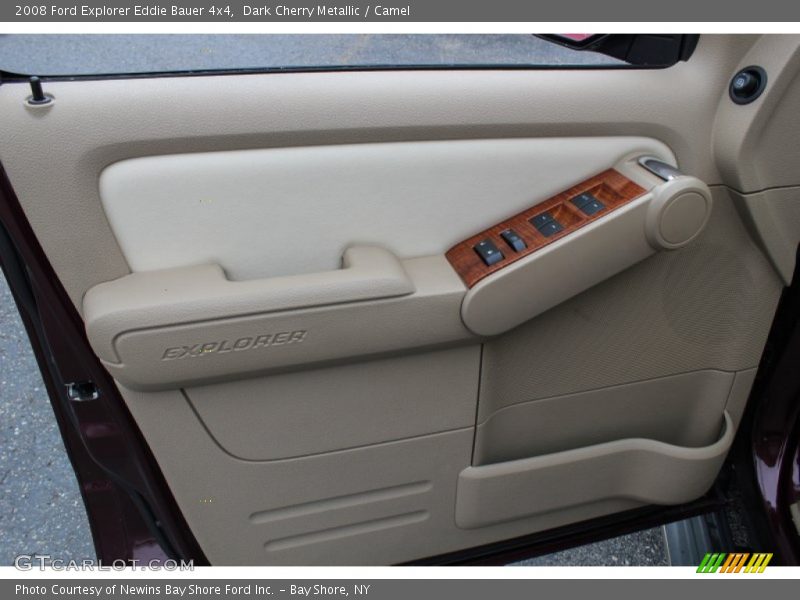 Dark Cherry Metallic / Camel 2008 Ford Explorer Eddie Bauer 4x4