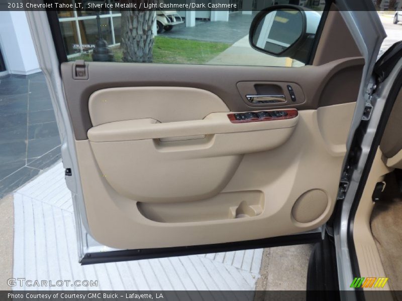 Silver Ice Metallic / Light Cashmere/Dark Cashmere 2013 Chevrolet Tahoe LT