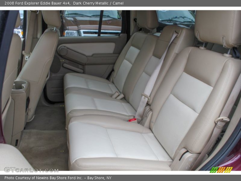 Dark Cherry Metallic / Camel 2008 Ford Explorer Eddie Bauer 4x4