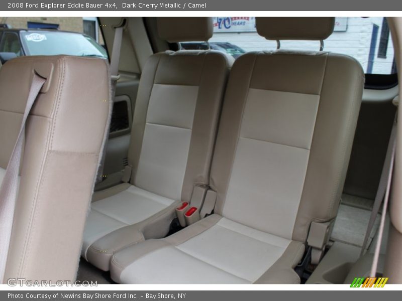 Dark Cherry Metallic / Camel 2008 Ford Explorer Eddie Bauer 4x4