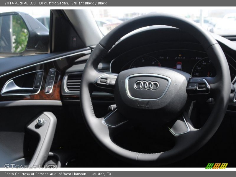 Brilliant Black / Black 2014 Audi A6 3.0 TDI quattro Sedan