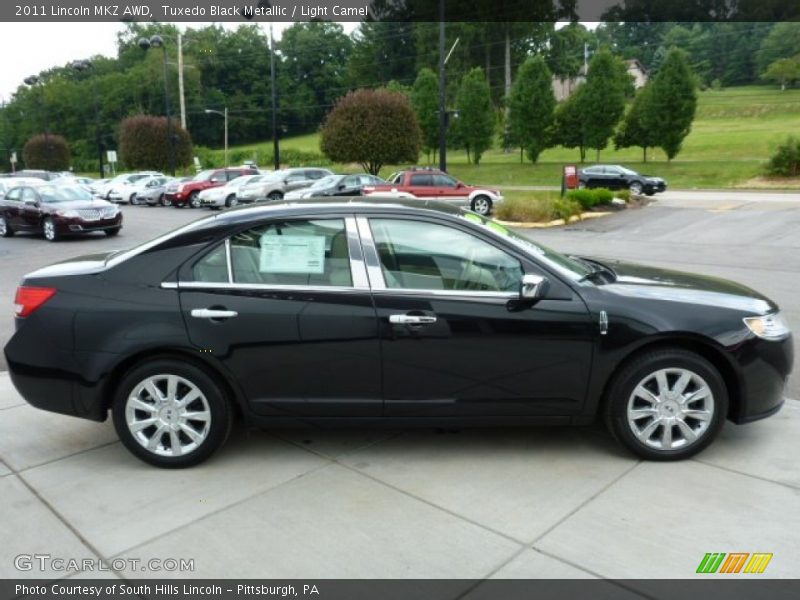 Tuxedo Black Metallic / Light Camel 2011 Lincoln MKZ AWD