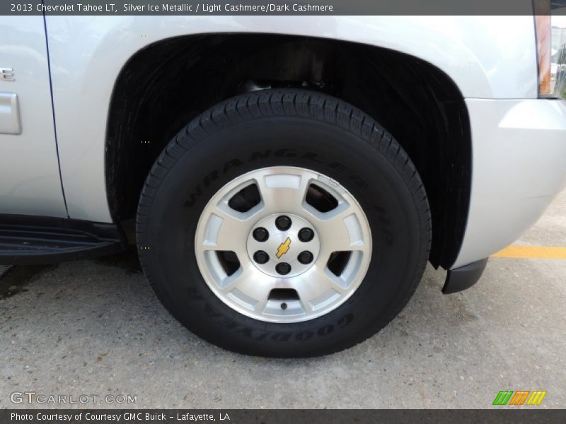 Silver Ice Metallic / Light Cashmere/Dark Cashmere 2013 Chevrolet Tahoe LT