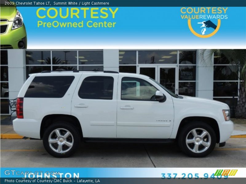 Summit White / Light Cashmere 2009 Chevrolet Tahoe LT