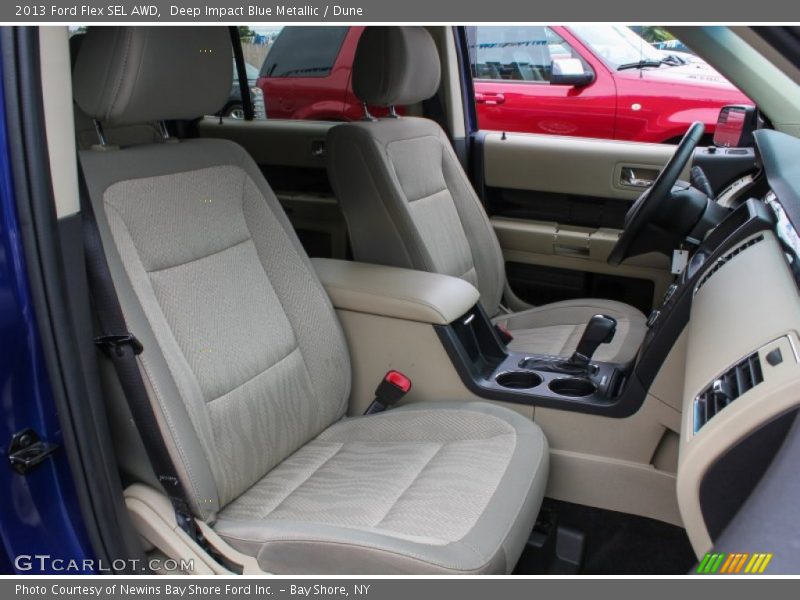 Deep Impact Blue Metallic / Dune 2013 Ford Flex SEL AWD