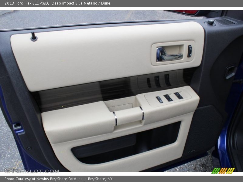 Deep Impact Blue Metallic / Dune 2013 Ford Flex SEL AWD