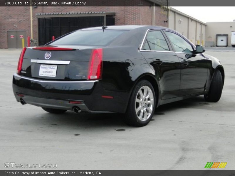 Black Raven / Ebony 2008 Cadillac CTS Sedan