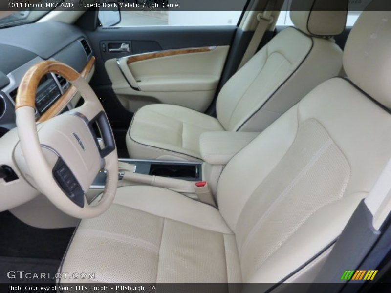 Tuxedo Black Metallic / Light Camel 2011 Lincoln MKZ AWD