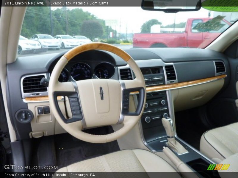 Tuxedo Black Metallic / Light Camel 2011 Lincoln MKZ AWD