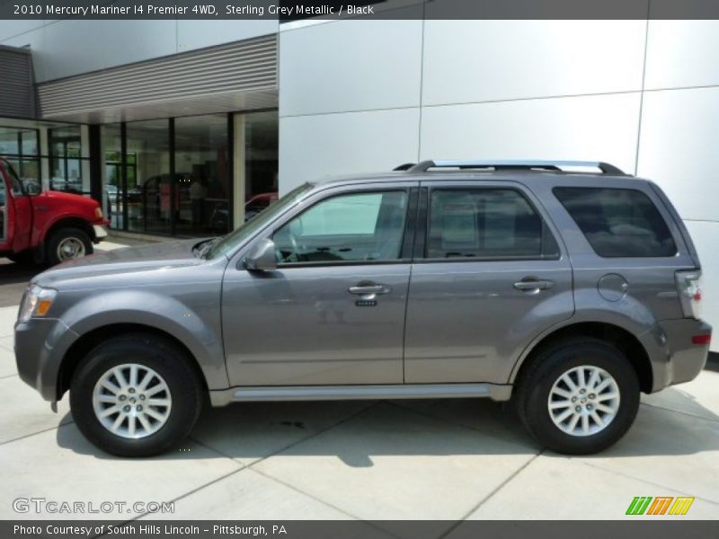 Sterling Grey Metallic / Black 2010 Mercury Mariner I4 Premier 4WD