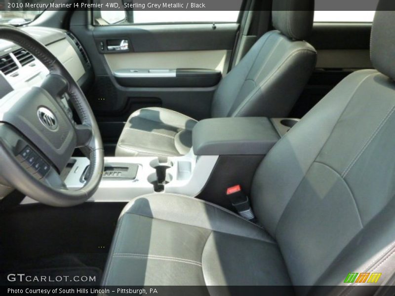 Sterling Grey Metallic / Black 2010 Mercury Mariner I4 Premier 4WD