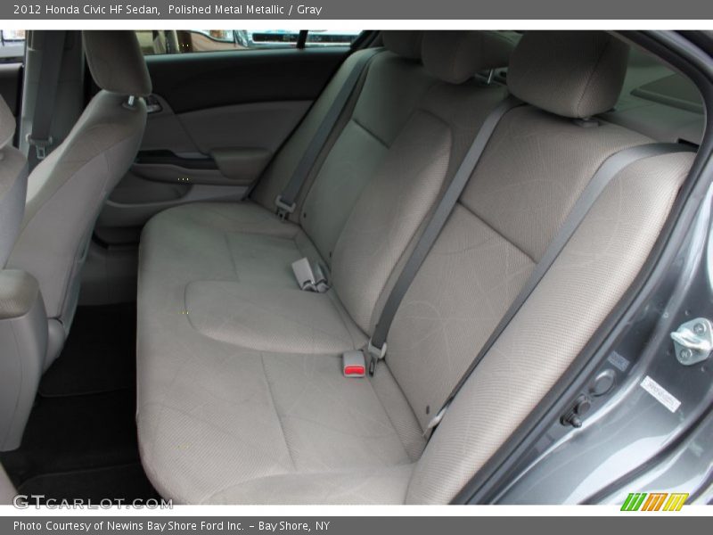 Polished Metal Metallic / Gray 2012 Honda Civic HF Sedan