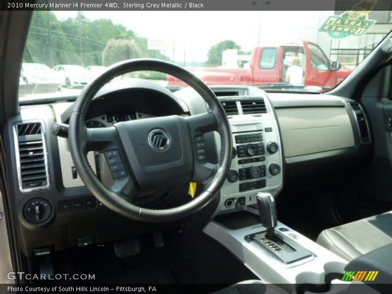 Sterling Grey Metallic / Black 2010 Mercury Mariner I4 Premier 4WD