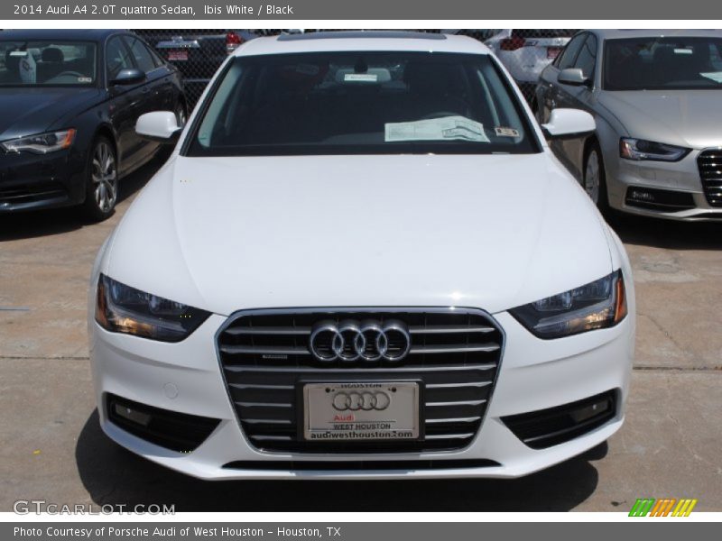 Ibis White / Black 2014 Audi A4 2.0T quattro Sedan