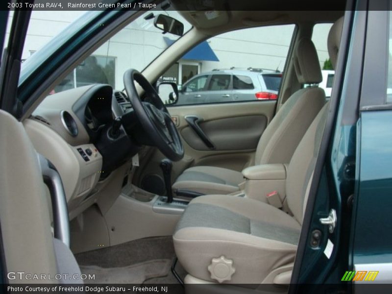 Rainforest Green Pearl / Taupe 2003 Toyota RAV4