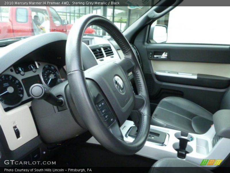Sterling Grey Metallic / Black 2010 Mercury Mariner I4 Premier 4WD