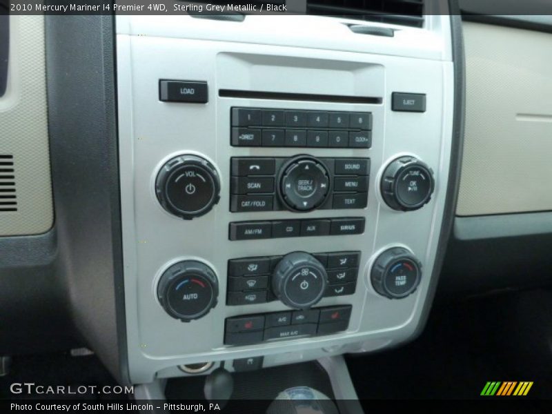 Controls of 2010 Mariner I4 Premier 4WD