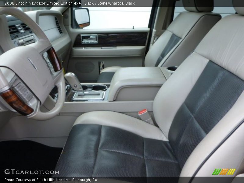Front Seat of 2008 Navigator Limited Edition 4x4