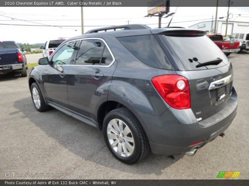 Cyber Gray Metallic / Jet Black 2010 Chevrolet Equinox LT AWD