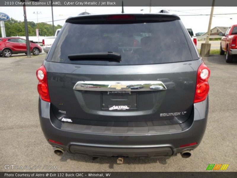 Cyber Gray Metallic / Jet Black 2010 Chevrolet Equinox LT AWD