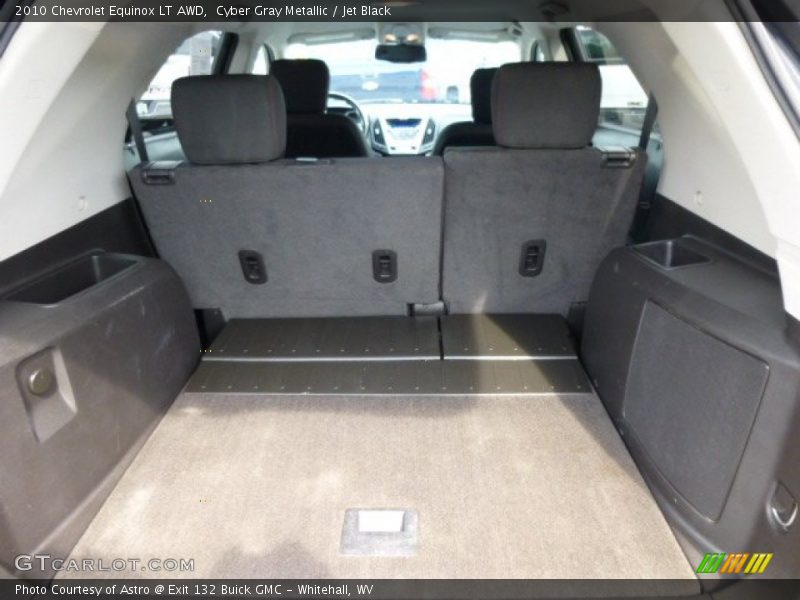 Cyber Gray Metallic / Jet Black 2010 Chevrolet Equinox LT AWD