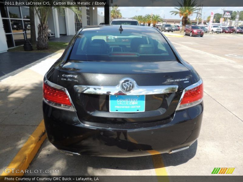 Carbon Black Metallic / Ebony 2011 Buick LaCrosse CXS