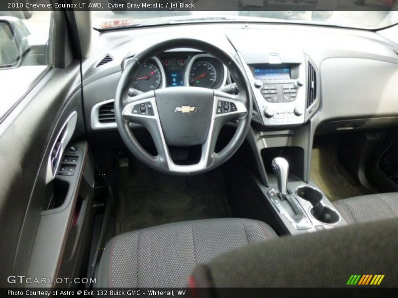 Cyber Gray Metallic / Jet Black 2010 Chevrolet Equinox LT AWD