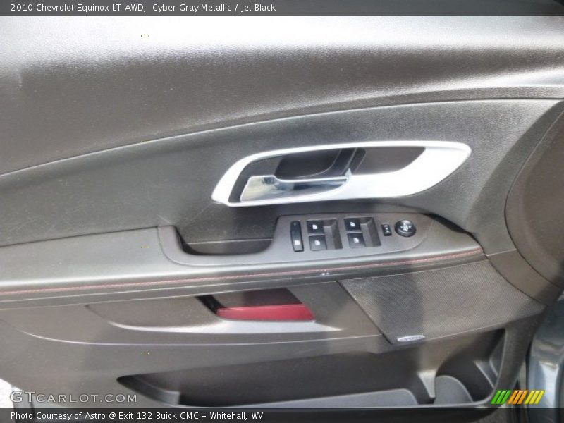 Cyber Gray Metallic / Jet Black 2010 Chevrolet Equinox LT AWD
