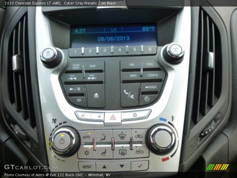 Controls of 2010 Equinox LT AWD