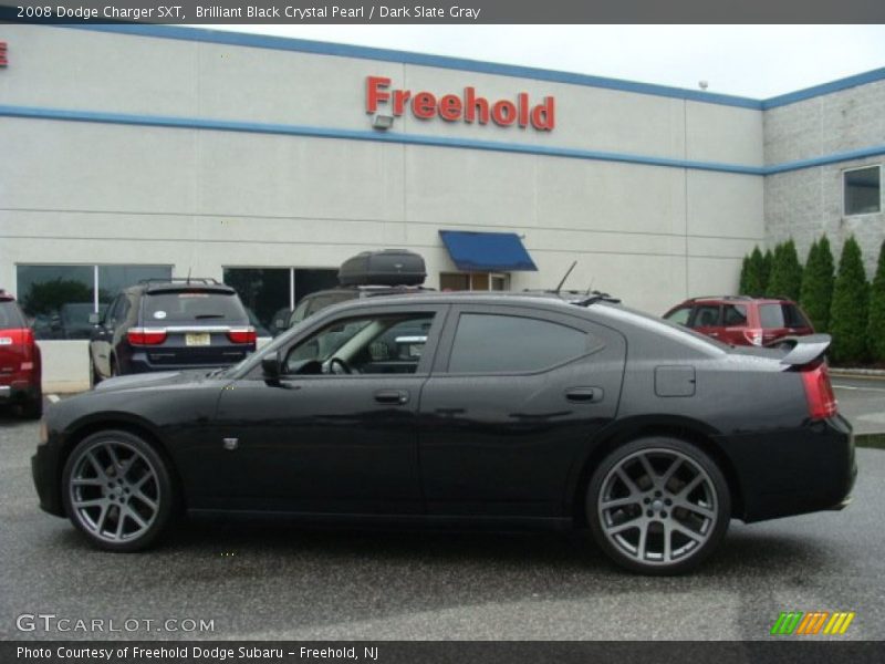 Brilliant Black Crystal Pearl / Dark Slate Gray 2008 Dodge Charger SXT