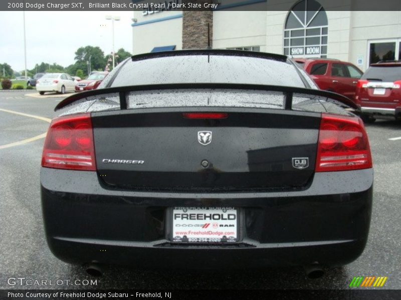 Brilliant Black Crystal Pearl / Dark Slate Gray 2008 Dodge Charger SXT
