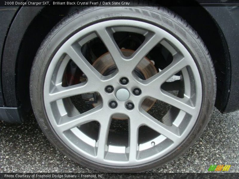 Brilliant Black Crystal Pearl / Dark Slate Gray 2008 Dodge Charger SXT
