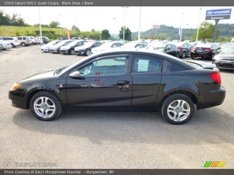 Black Onyx / Black 2004 Saturn ION 3 Quad Coupe