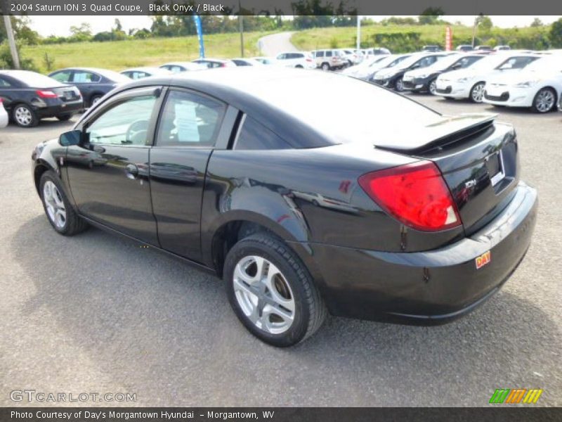 Black Onyx / Black 2004 Saturn ION 3 Quad Coupe