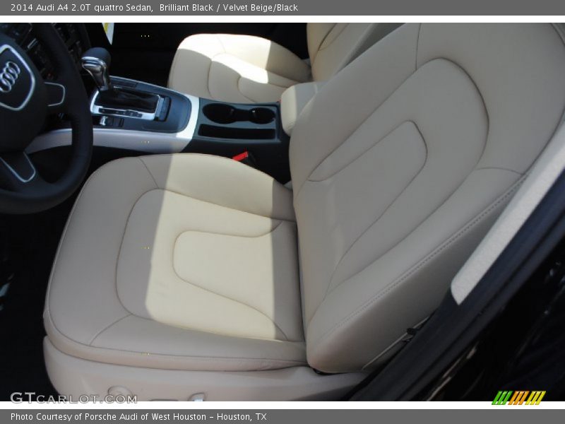 Front Seat of 2014 A4 2.0T quattro Sedan