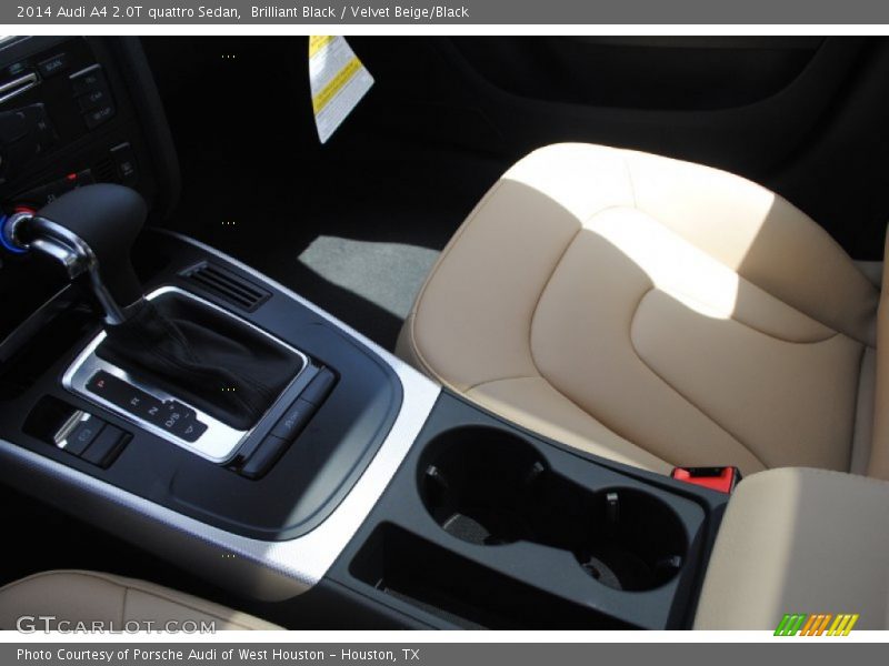 Brilliant Black / Velvet Beige/Black 2014 Audi A4 2.0T quattro Sedan