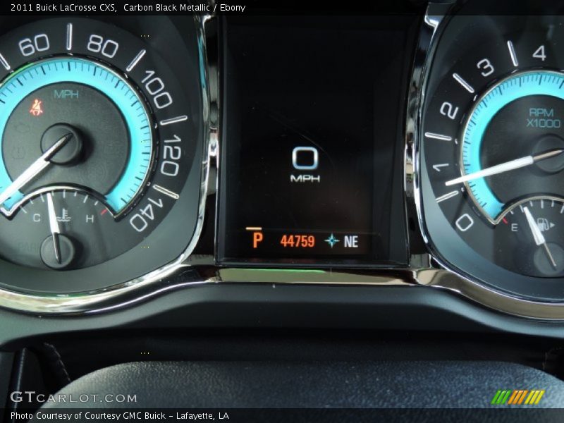 Carbon Black Metallic / Ebony 2011 Buick LaCrosse CXS