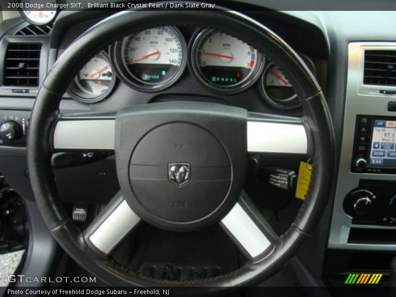 Brilliant Black Crystal Pearl / Dark Slate Gray 2008 Dodge Charger SXT