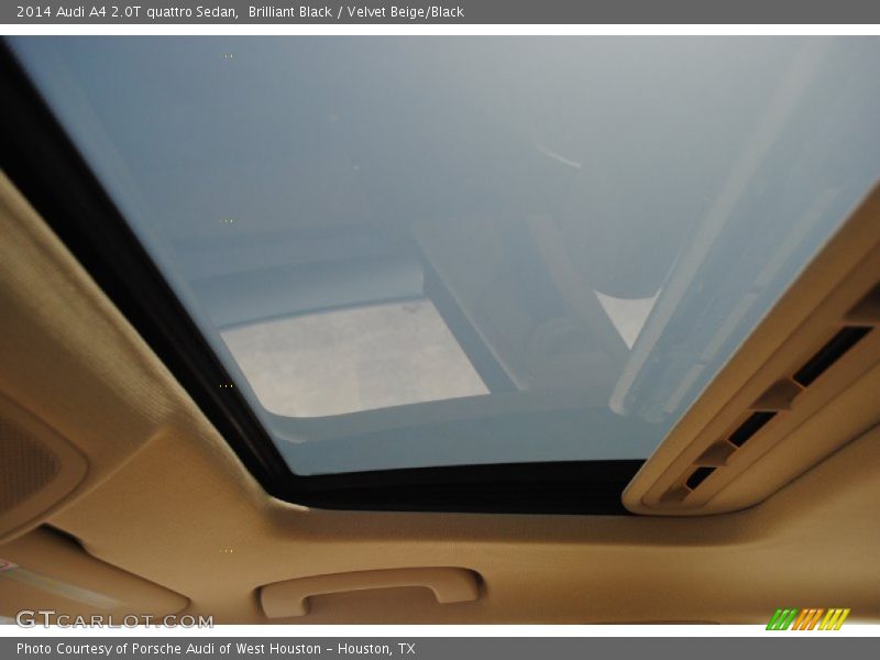Brilliant Black / Velvet Beige/Black 2014 Audi A4 2.0T quattro Sedan