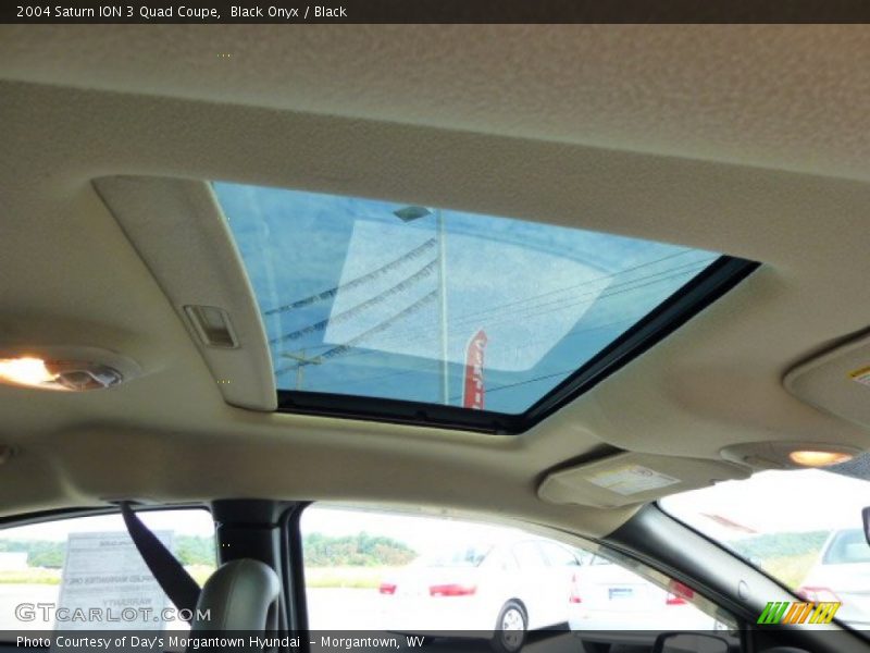 Black Onyx / Black 2004 Saturn ION 3 Quad Coupe