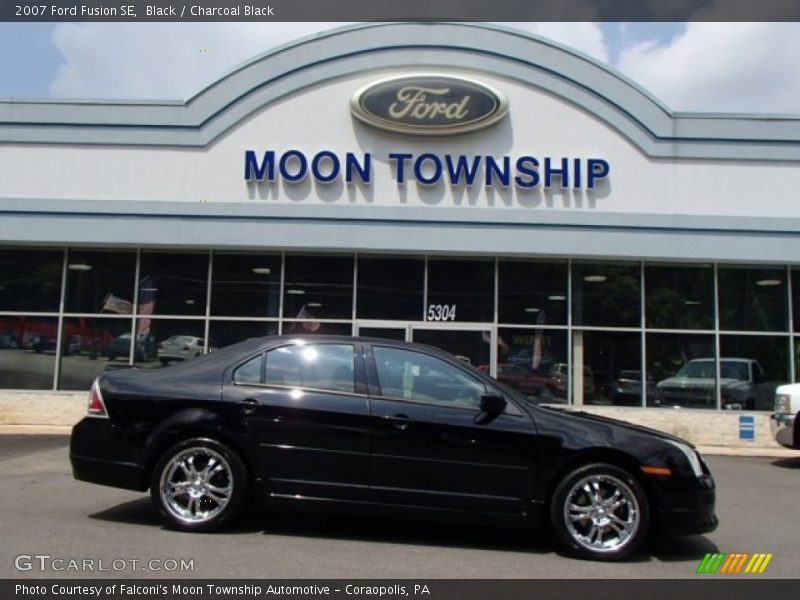 Black / Charcoal Black 2007 Ford Fusion SE