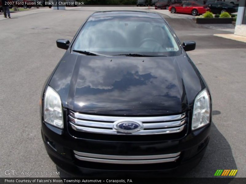 Black / Charcoal Black 2007 Ford Fusion SE