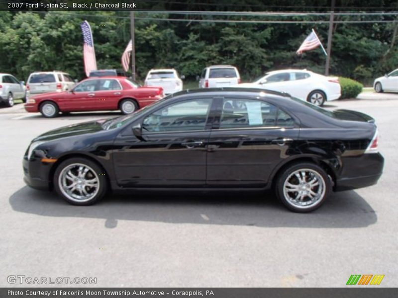 Black / Charcoal Black 2007 Ford Fusion SE