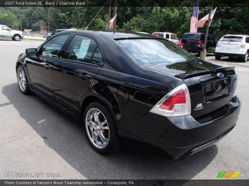 Black / Charcoal Black 2007 Ford Fusion SE