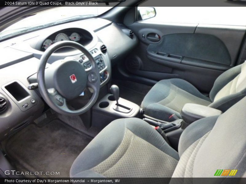 Black Interior - 2004 ION 3 Quad Coupe 
