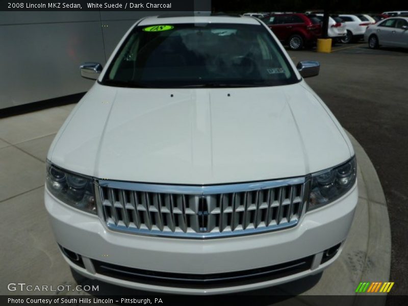 White Suede / Dark Charcoal 2008 Lincoln MKZ Sedan