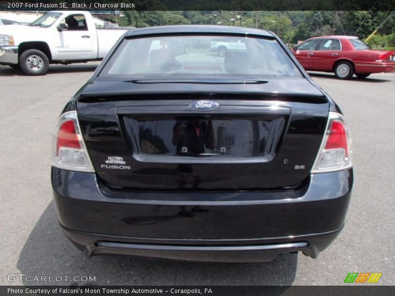 Black / Charcoal Black 2007 Ford Fusion SE