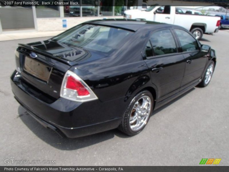 Black / Charcoal Black 2007 Ford Fusion SE