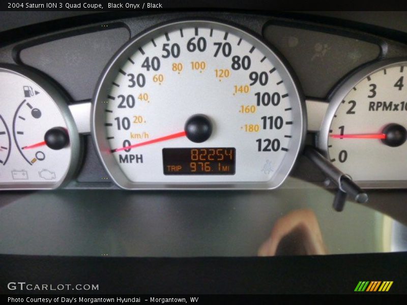Black Onyx / Black 2004 Saturn ION 3 Quad Coupe