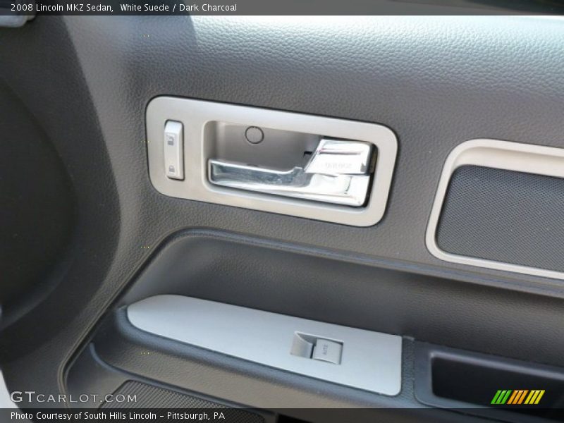 White Suede / Dark Charcoal 2008 Lincoln MKZ Sedan